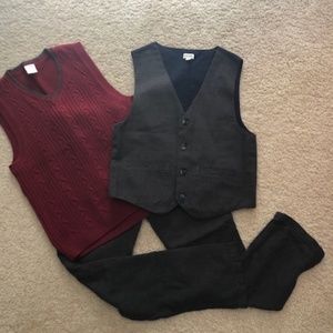 Dress Pants and Vests Set